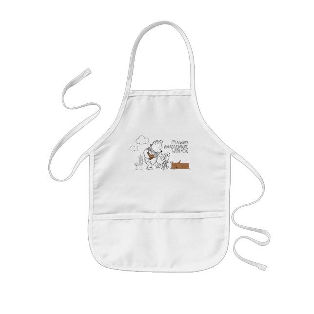 Pooh & Piglet | It's Always an Adventure with You Kids Apron (Front)