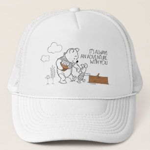 Pooh & Piglet   It's Always an Adventure with You Trucker Hat