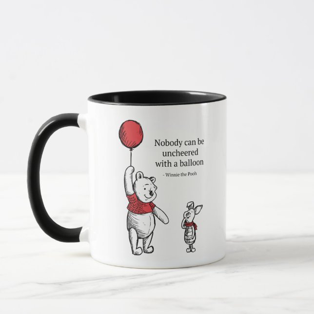 Pooh & Piglet | Nobody Can Be Uncheered Mug (Left)