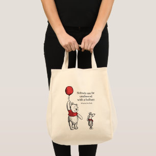 Pooh & Piglet   Nobody Can Be Uncheered Tote Bag