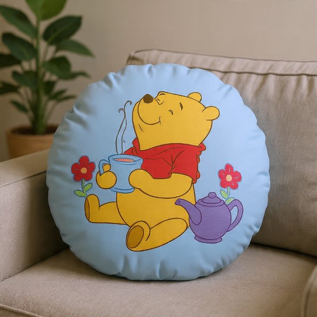 Pooh Round Pillow (Creator Uploaded)