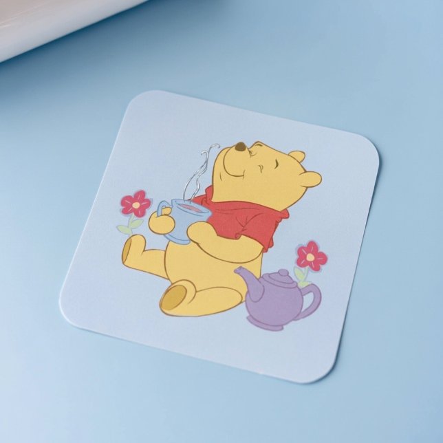 Pooh Square Sticker (Creator Uploaded)
