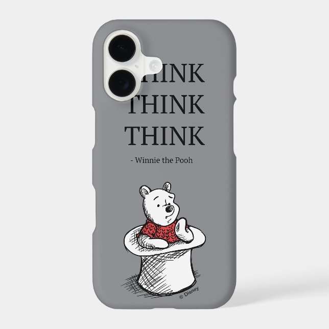 Pooh | Think Think Think Quote (Back)
