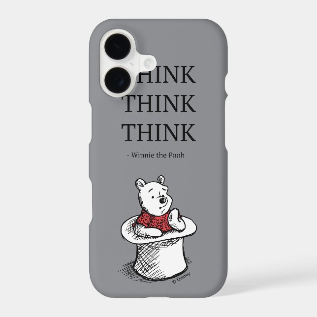 Pooh | Think Think Think Quote (Back)