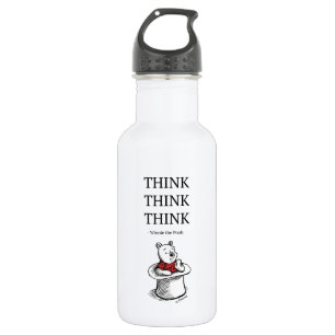 Pooh   Think Think Think Quote 532 Ml Water Bottle
