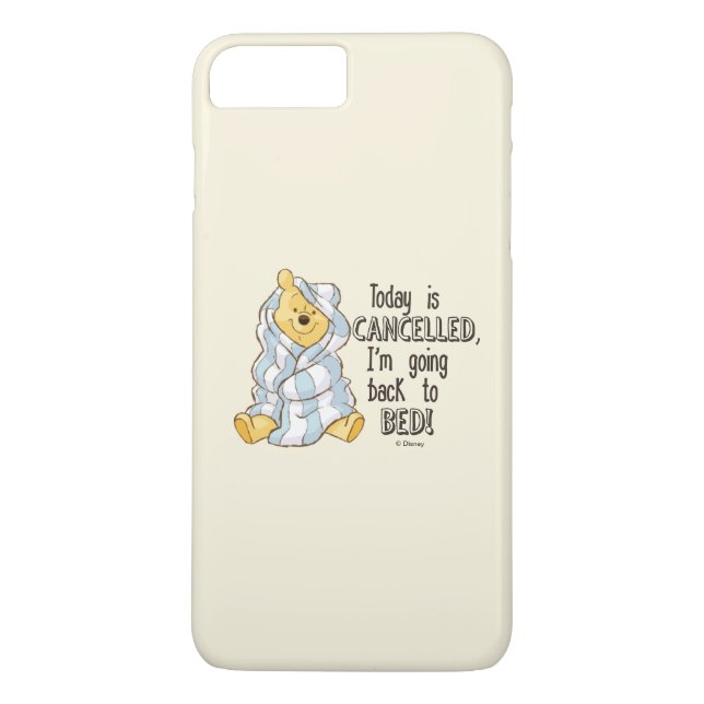 Pooh | Today is Cancelled Quote Case-Mate iPhone Case (Back)
