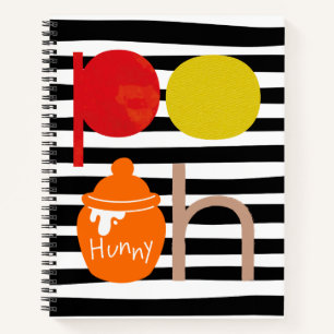 Pooh   Watercolor with Hunny Pot Notebook