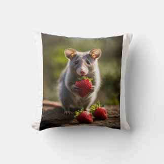 "Pooh's Rugged Reflections: Printed Pillow" Throw Pillow