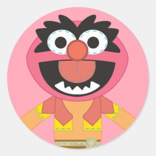 Pook-a-Looz Animal Classic Round Sticker