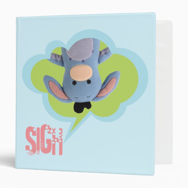 Pook-a-Looz Eeyore 3 Binder (Front/Inside)