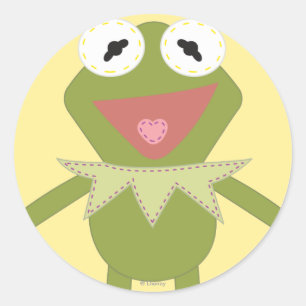 Pook-a-Looz Kermit the Frog Classic Round Sticker