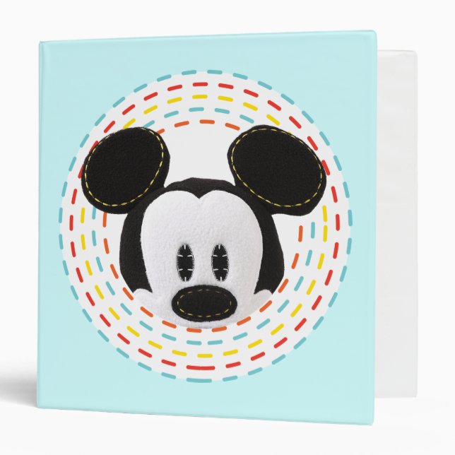 Pook-a-Looz Mickey | Peeking Circle Binder (Front/Inside)