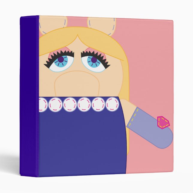 Pook-a-Looz Miss Piggy Binder (Front/Spine)