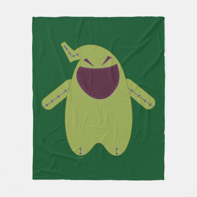Pook-a-Looz Oogie Boogie Fleece Blanket (Front)