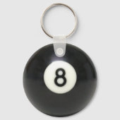 Pool 8 Ball Keychain Personalize YOUR NAME ID Tag (Back)