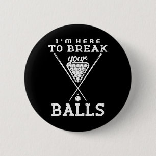 Pool And Snooker Player2 2 Inch Round Button