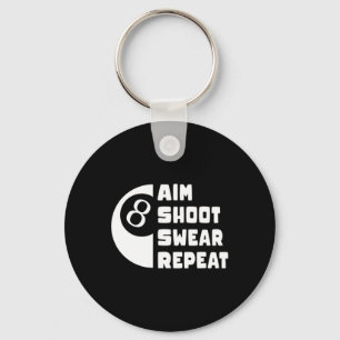 Pool And Snooker Player9 Keychain