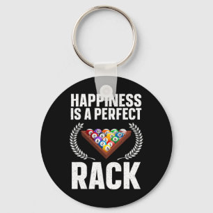 Pool Art For Men Women Cue Sport Pool Lover Billia Keychain