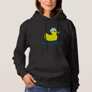 Pool Attendant I Rubber Duck Swimming Pool Yellow Hoodie