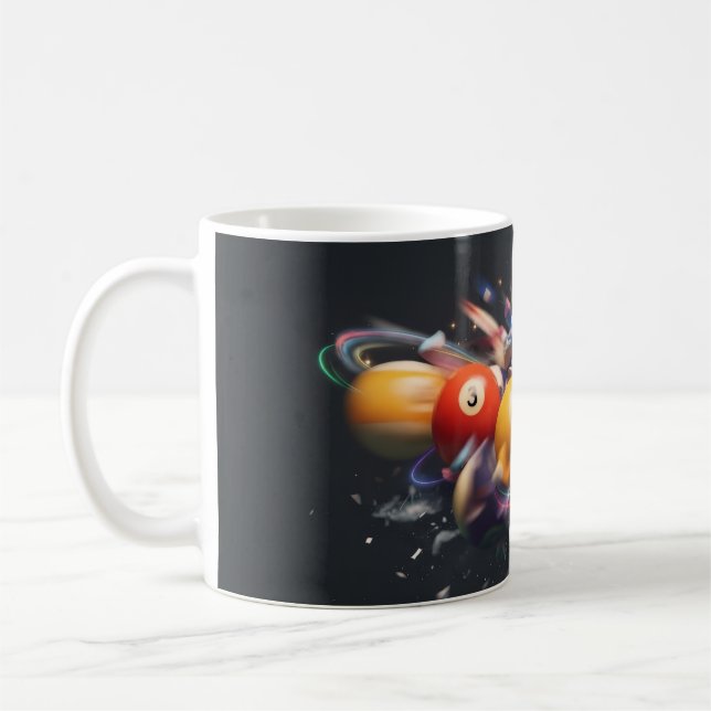 Pool Ball Style Coffee  Mug (Left)