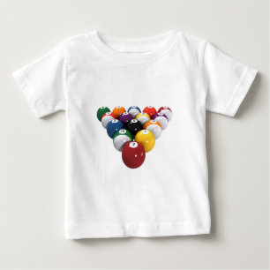 Pool Balls / Billiards: 3D Model: Baby T-Shirt