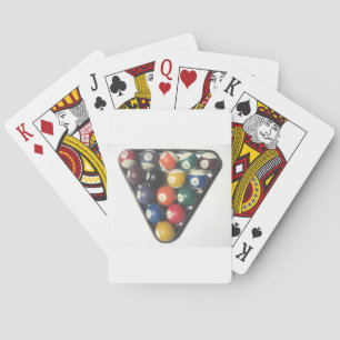 Pool Balls Playing Cards