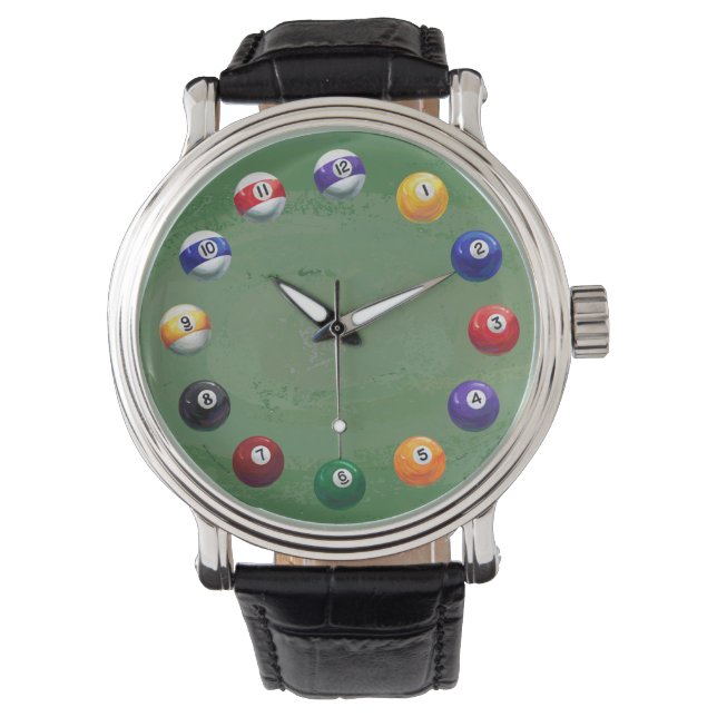 Pool Balls Watch (Front)