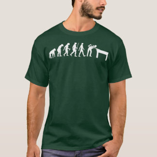 Pool Billiard Evolution Gift Billiard Gift Pool Bi T-Shirt