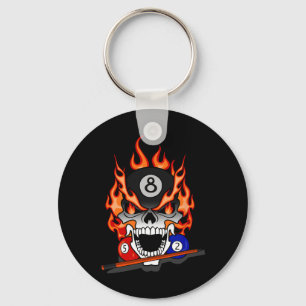 Pool Billiard Gift Snooker Cue Sport Men Women Keychain