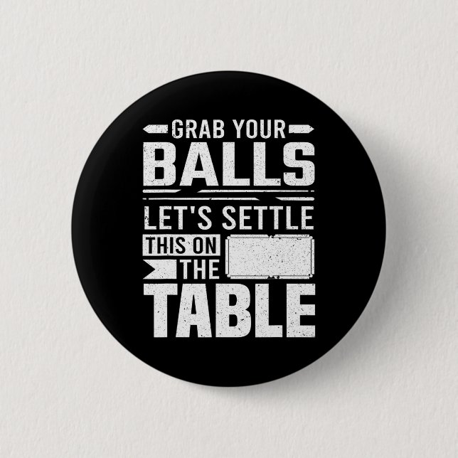 Pool Billiard Outfit For Pool Player Billiard Play 2 Inch Round Button (Front)