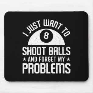 Pool Billiard Outfit For Pool Player Billiard Play Mouse Pad