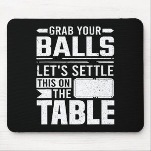 Pool Billiard Outfit For Pool Player Billiard Play Mouse Pad