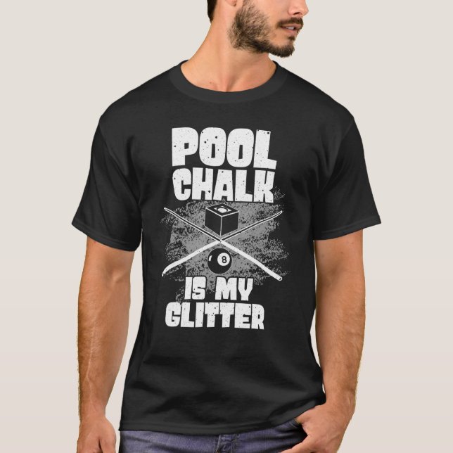 Pool Billiard Pool Sports Table Game Player Men Wo T-Shirt (Front)