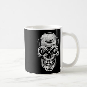 Pool Billiard Snooker Player Skull 8 And 9 Coffee Mug