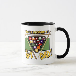 Pool/Billiards #1 Dad Father's Day Gift Mug
