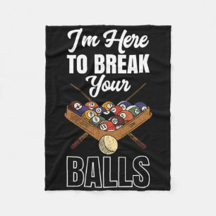 Pool Billiards Pool R Game Sports 8 Ll Cue Stick  Fleece Blanket