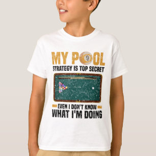 Pool Billiards Snooker Cue Player 12 T-Shirt