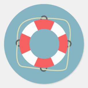 Pool Birthday Party Stickers