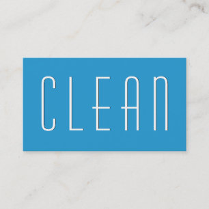 Pool Blue HOUSE CLEANING Simple Style V38A Business Card