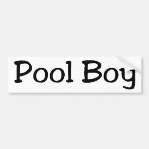 Pool Boy Bumper Sticker