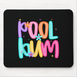 Pool Bum Flower Power Summer Fun Mouse Pad