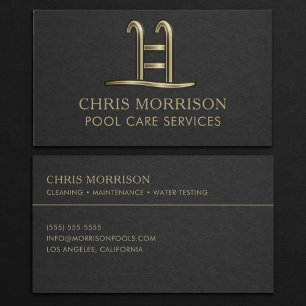 Pool Care Services Business Card