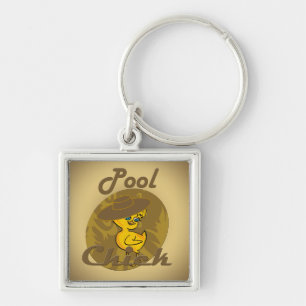 Pool Chick #6 Keychain
