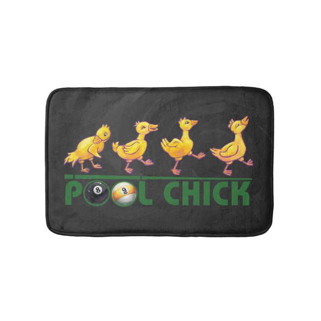 Pool Chick Bath Mat (Front)