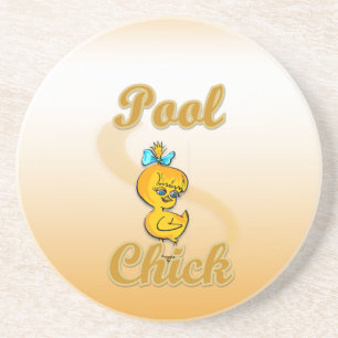 Pool Chick Coaster