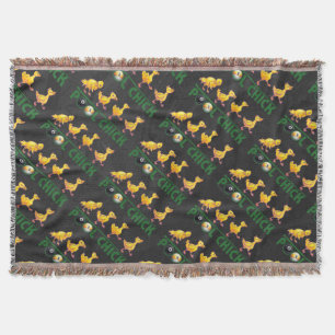 Pool Chick Throw Blanket