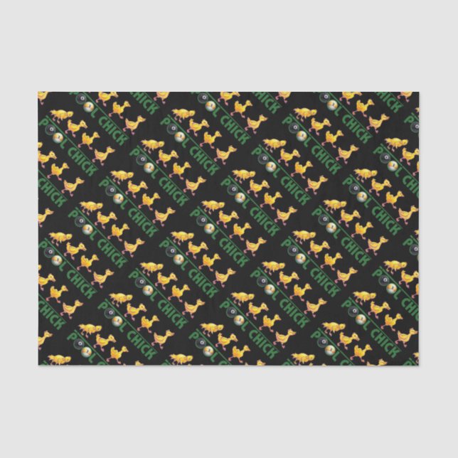 Pool Chick Tissue Paper (Front)