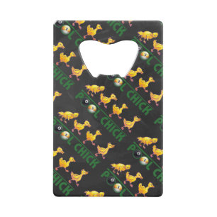 Pool Chick Wallet Bottle Opener