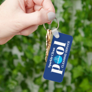 Pool Cleaning Service Keychain