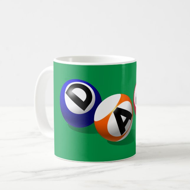 Pool Dad Coffee Mug (Front Left)